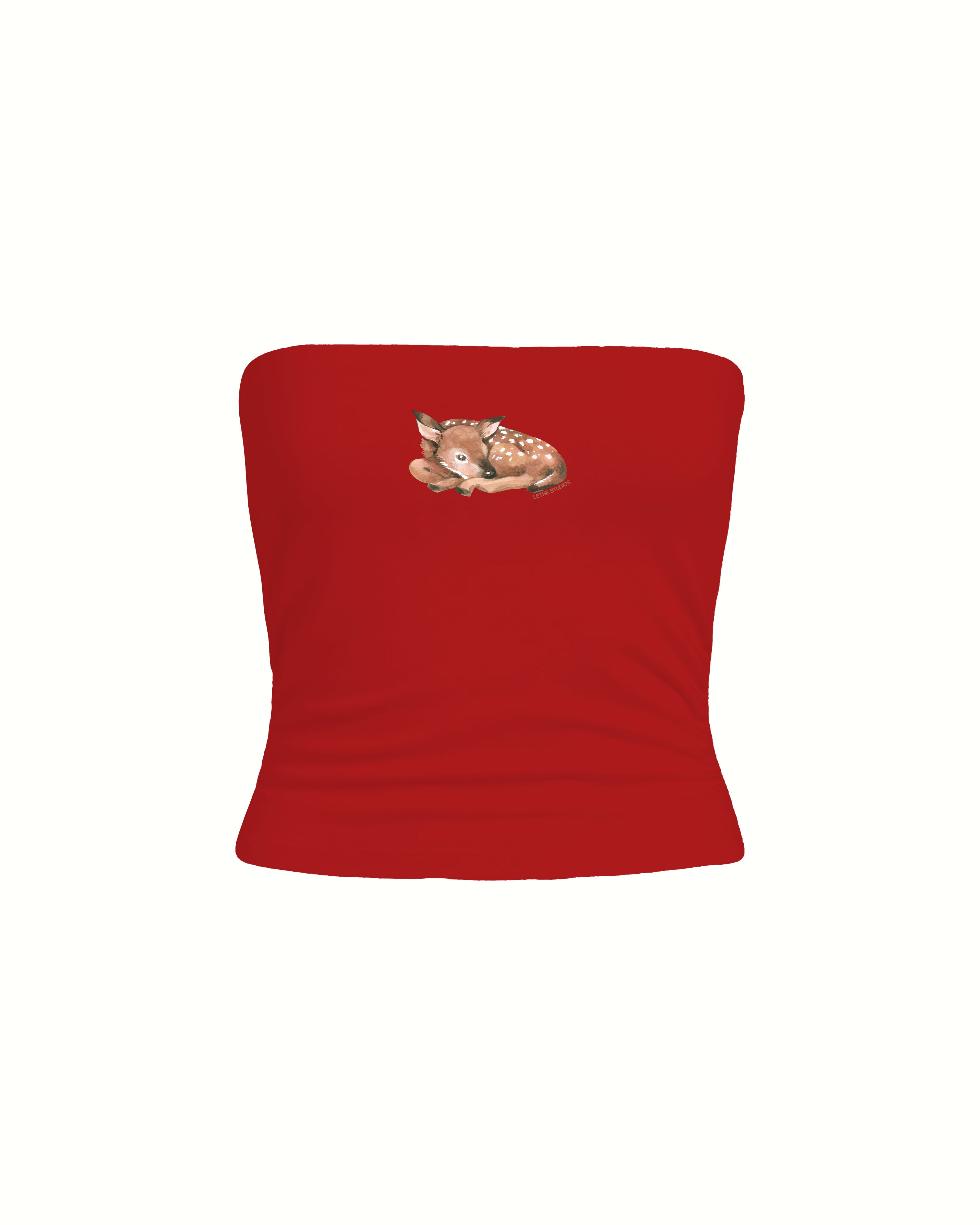 DEER STRAPLESS TOP