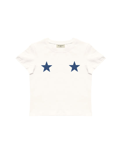 DENIM & NIPS BABY TEE