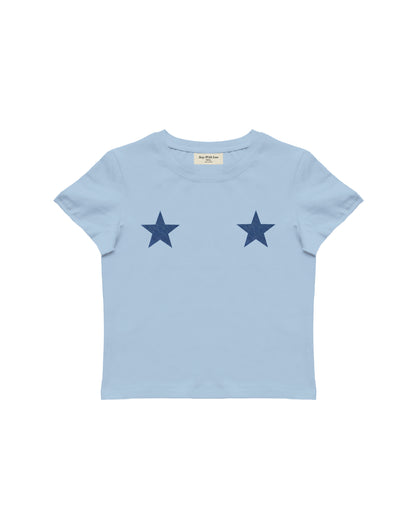 DENIM & NIPS BABY TEE