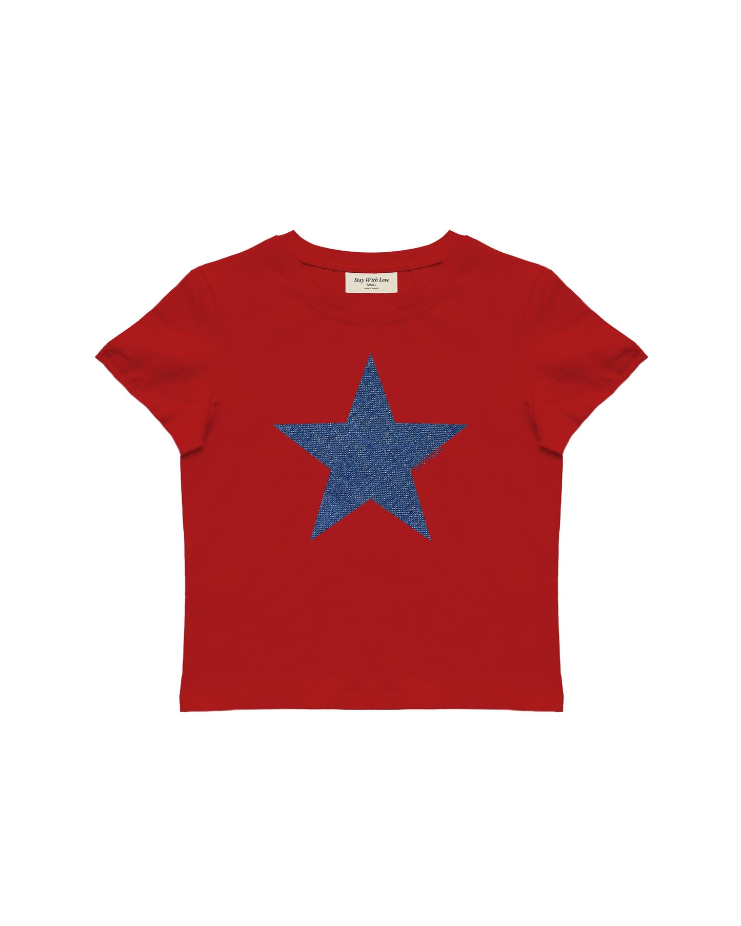 DENIM STAR BABY TEE