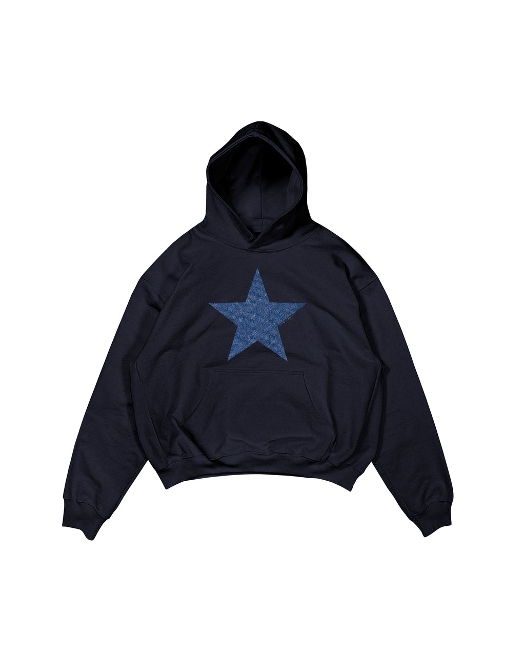 DENIM STAR HOODIE