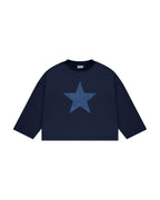DENIIM STAR UZUN KOLLU T-SHIRT