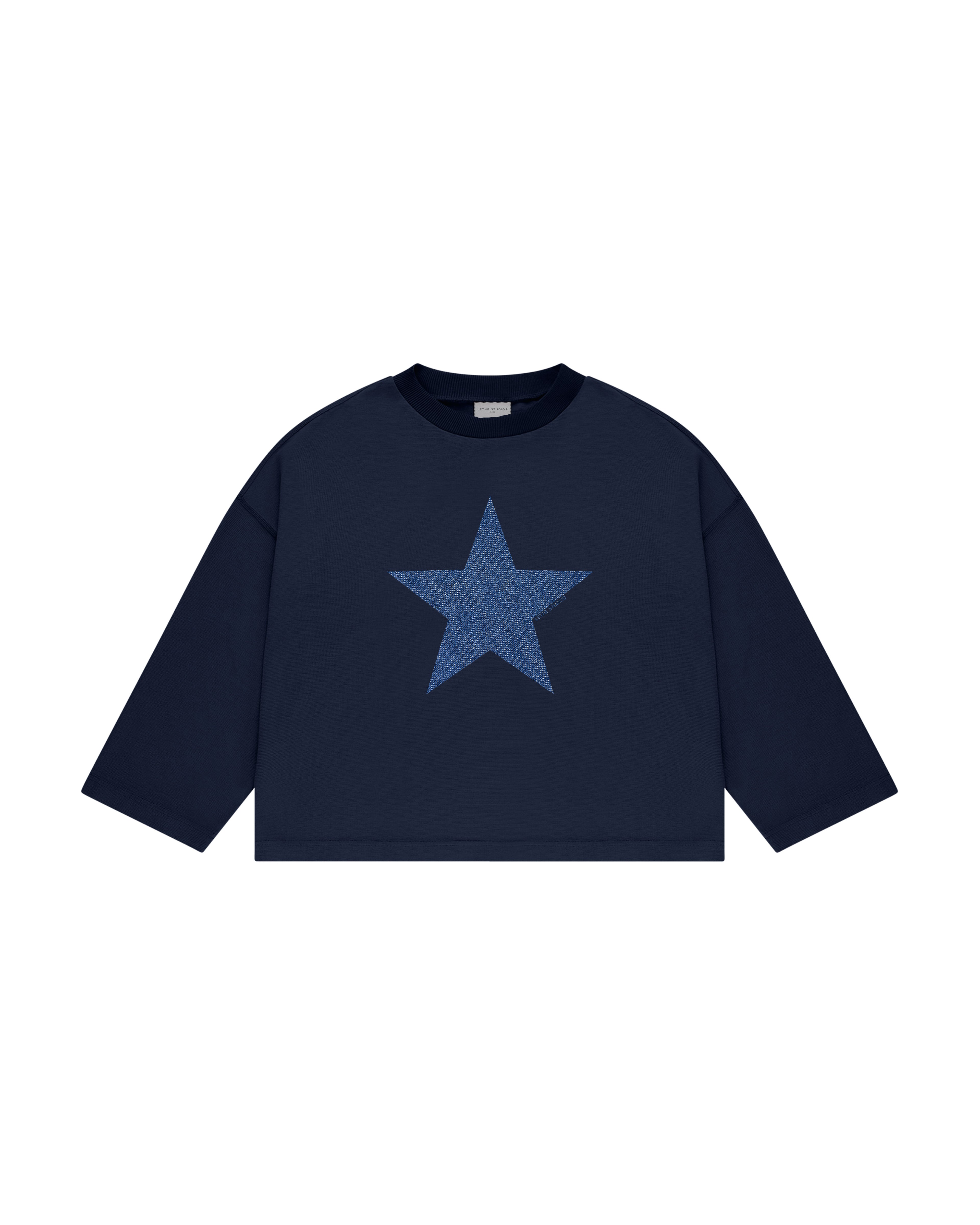 DENIIM STAR UZUN KOLLU T-SHIRT