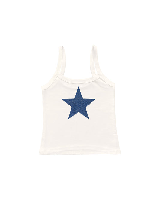 DENIM STAR TANK TOP