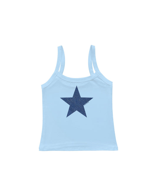 DENIM STAR TANK TOP