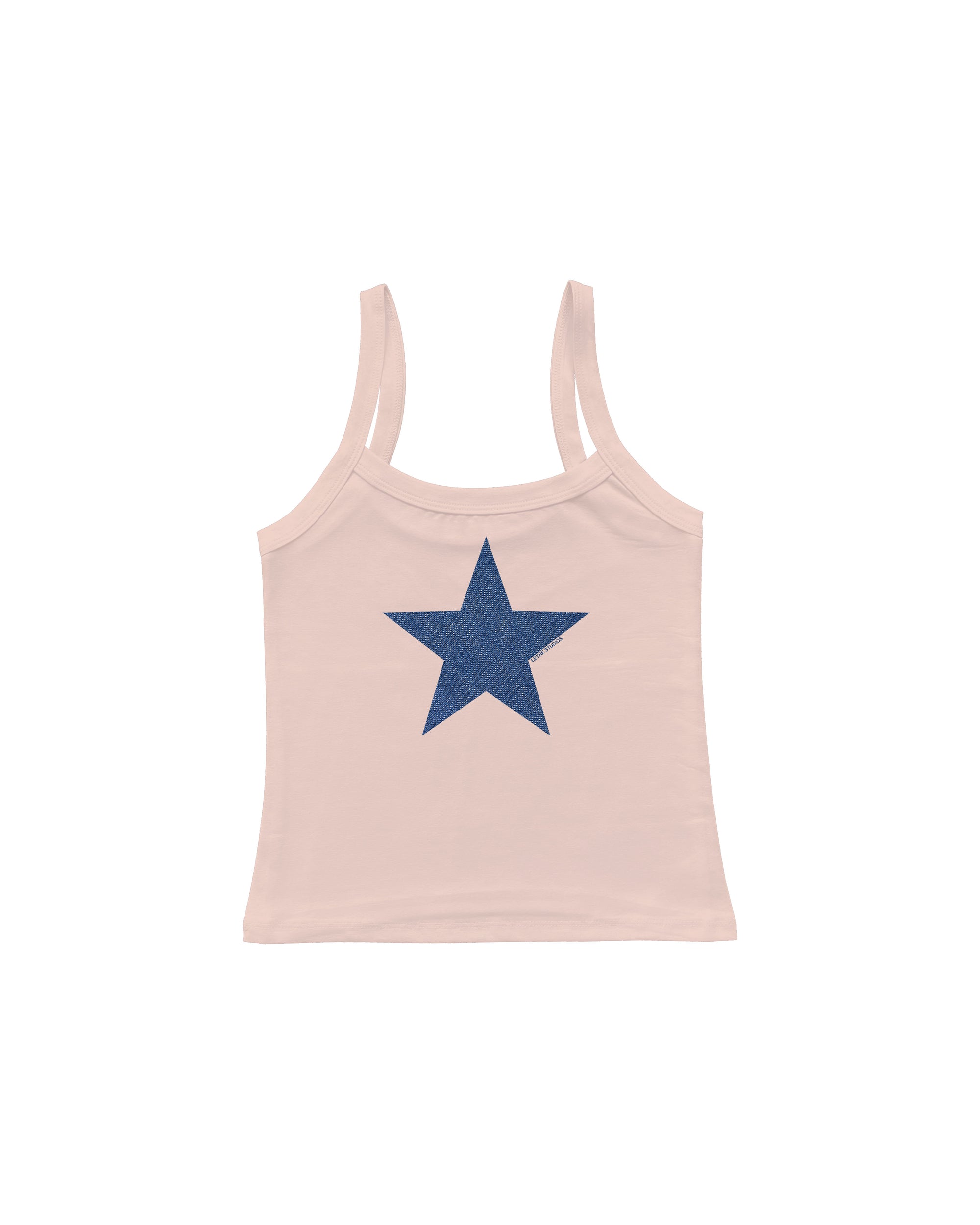 DENIM STAR TANK TOP