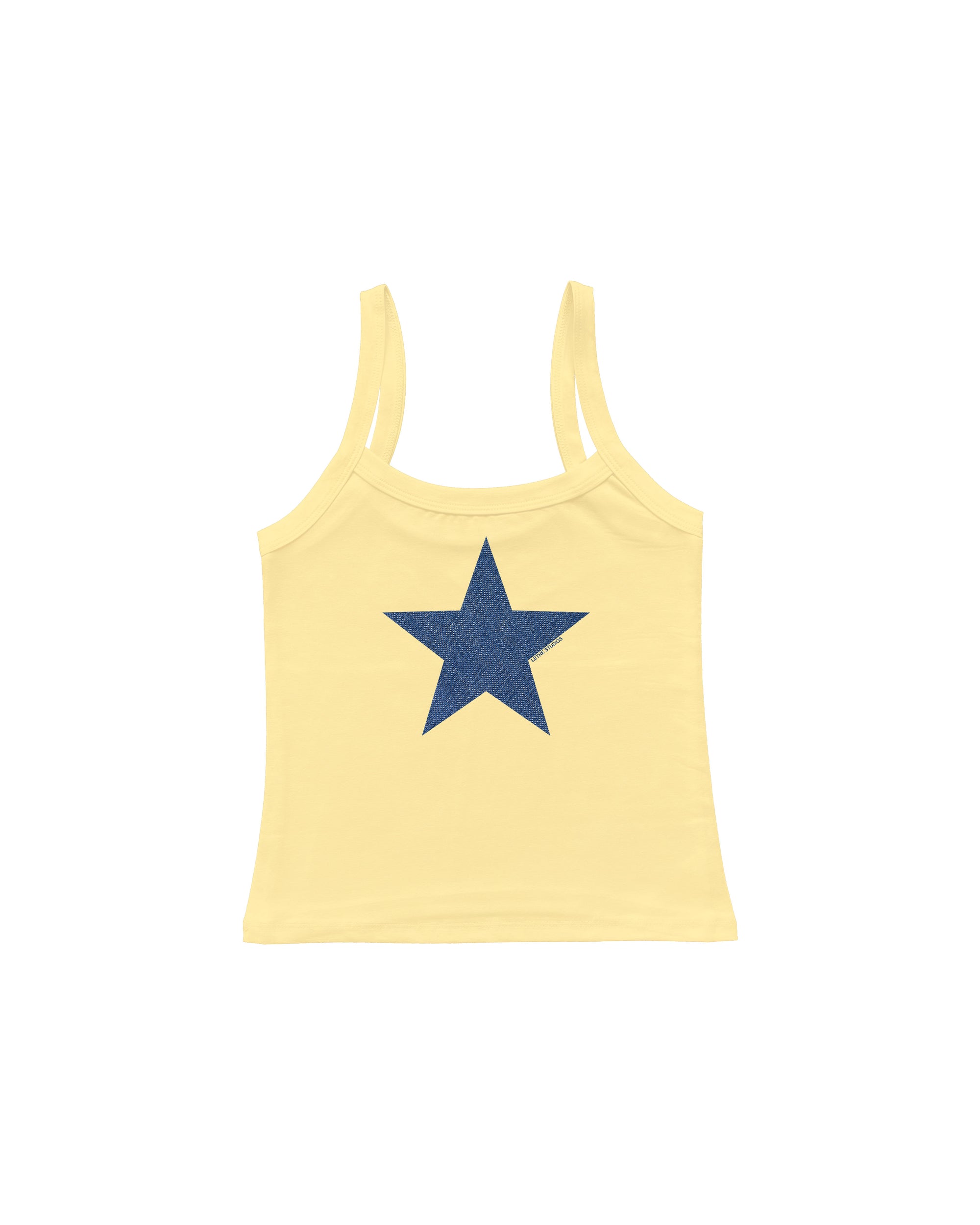 DENIM STAR TANK TOP