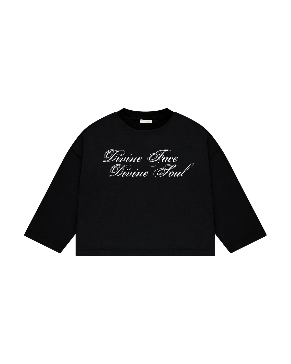 Divine Duality Uzun Kollu T-Shirt - Siyah - Uzun Kollu T-Shirt - Lethe Studios
