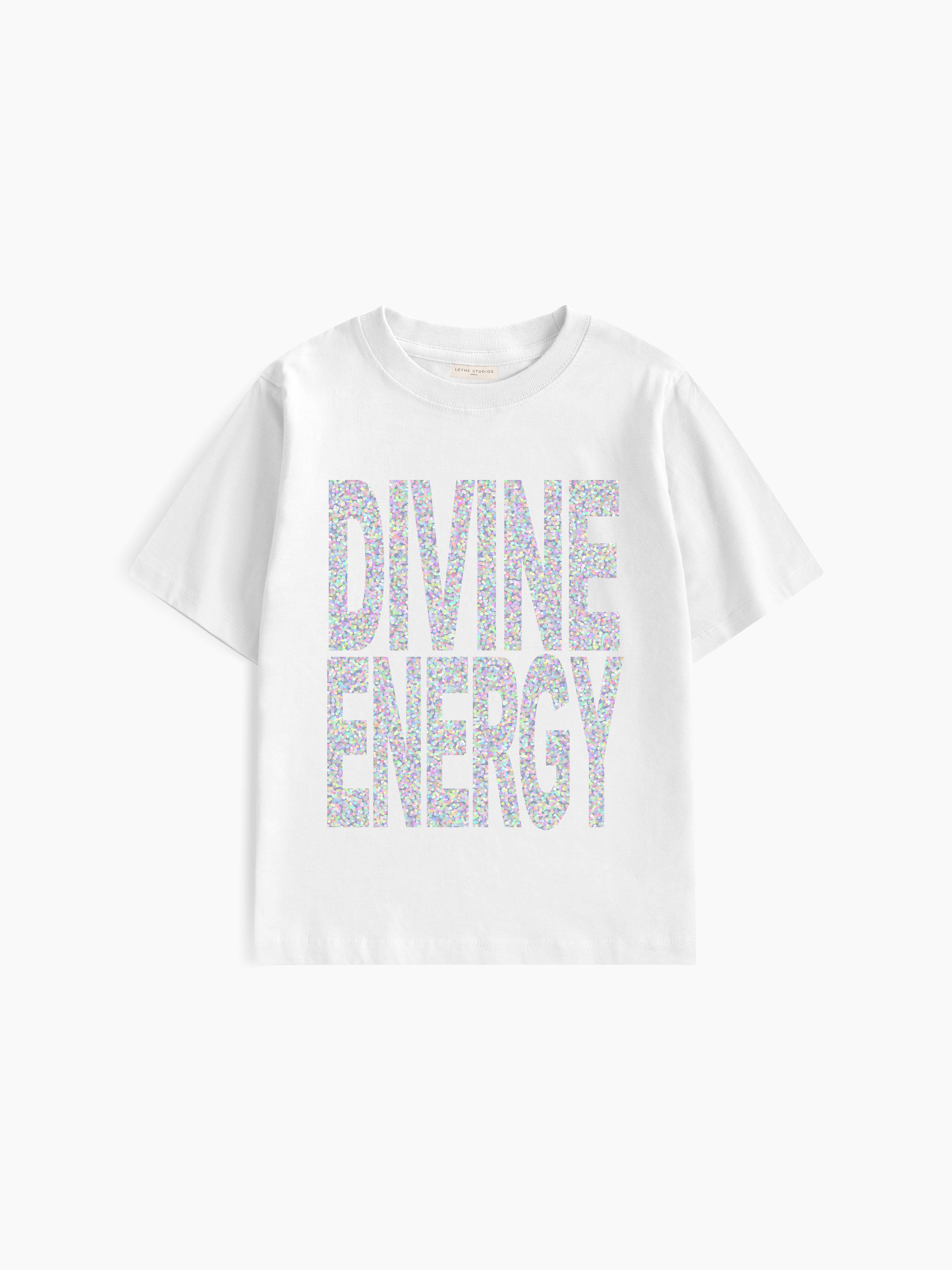 Divine Energy Baby Tee - Ekru - Baby Tee - Lethe Studios