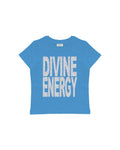 DIVINE ENERGY BABY TEE - ARŞİV SATIŞI (MAVİ - MEDIUM)