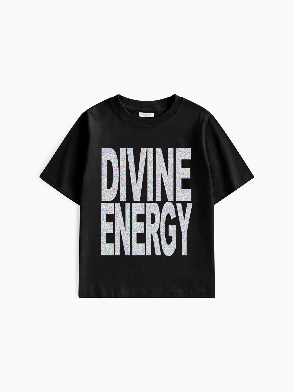 Divine Energy Baby Tee - Siyah - Baby Tee - Lethe Studios