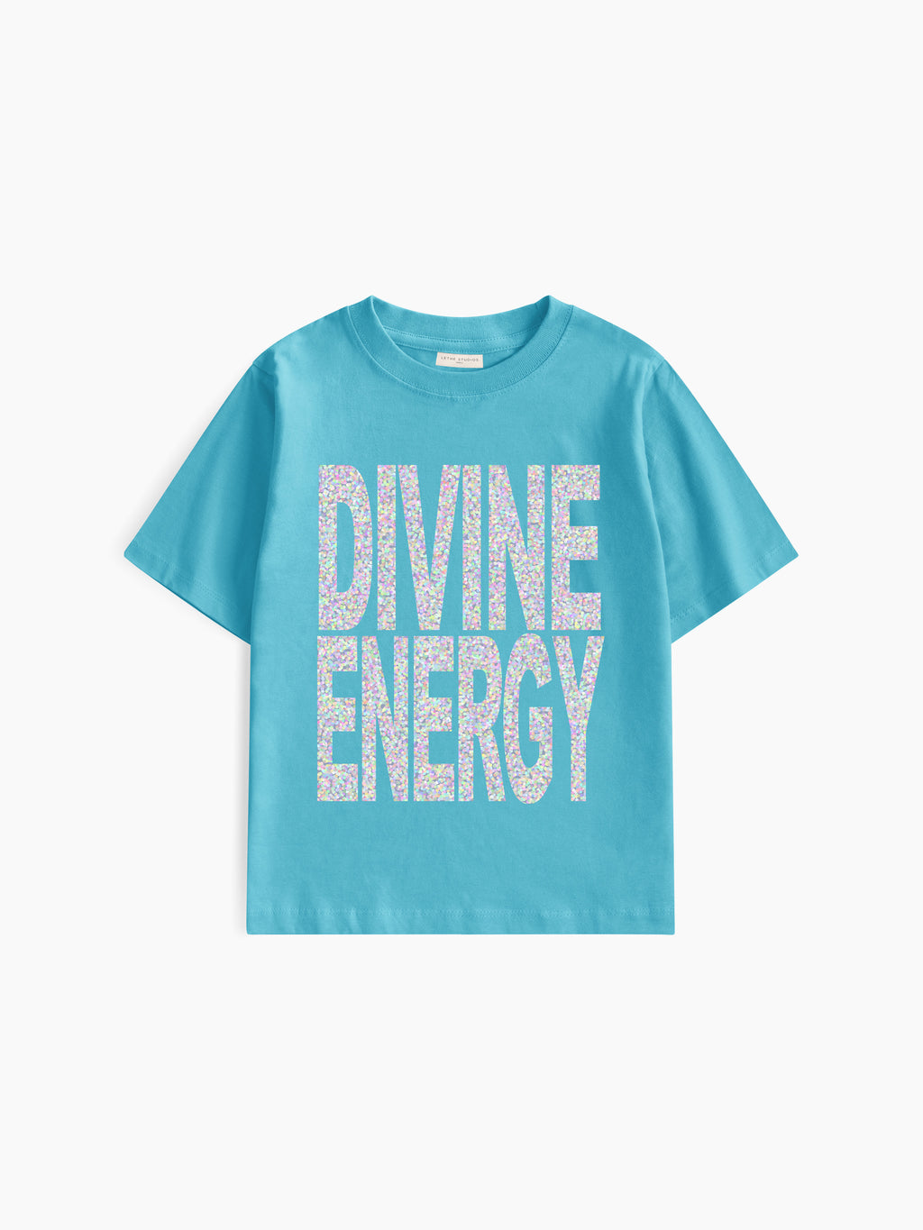 Divine Energy Baby Tee - Turkuaz - Baby Tee - Lethe Studios