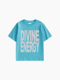 Divine Energy Baby Tee - Turkuaz - Baby Tee - Lethe Studios