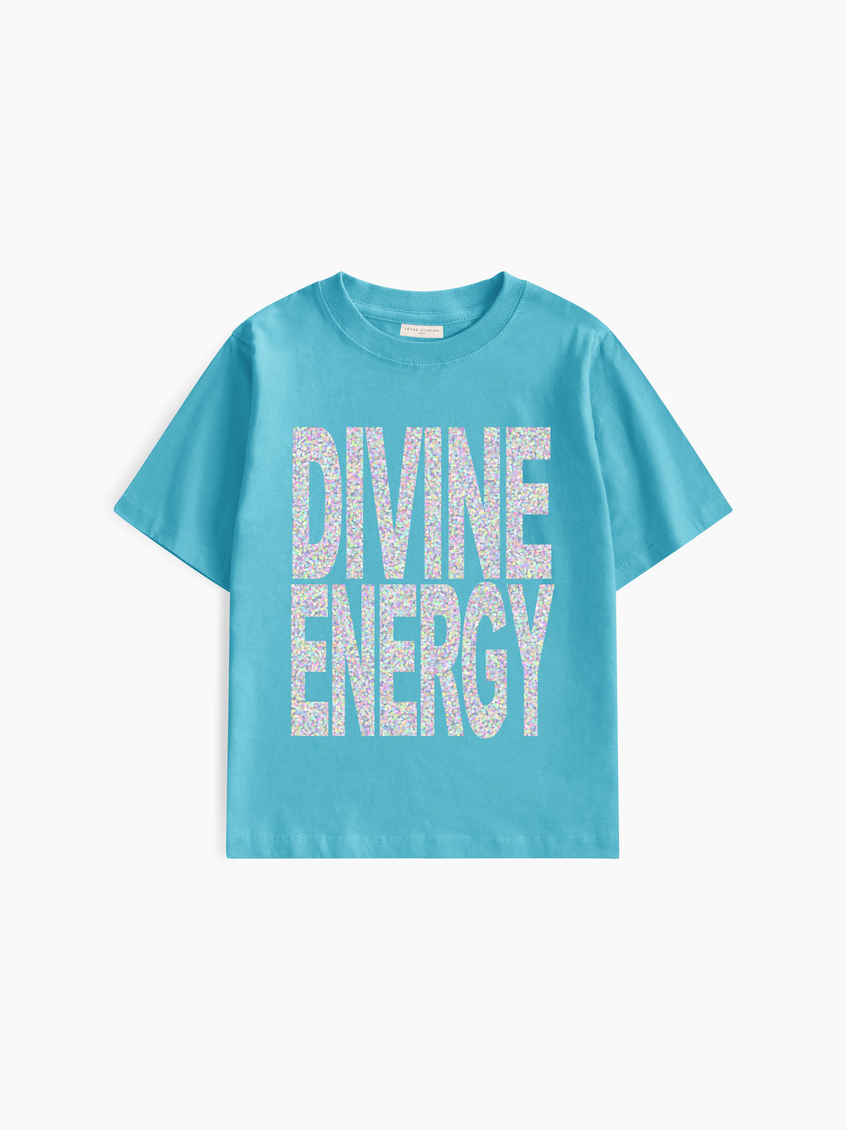 Divine Energy Baby Tee - Turkuaz - Baby Tee - Lethe Studios