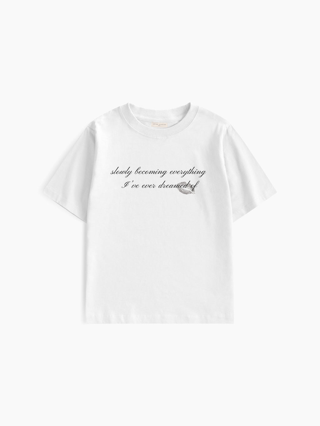 Dreamstate Baby Tee - Ekru - Baby Tee - Lethe Studios