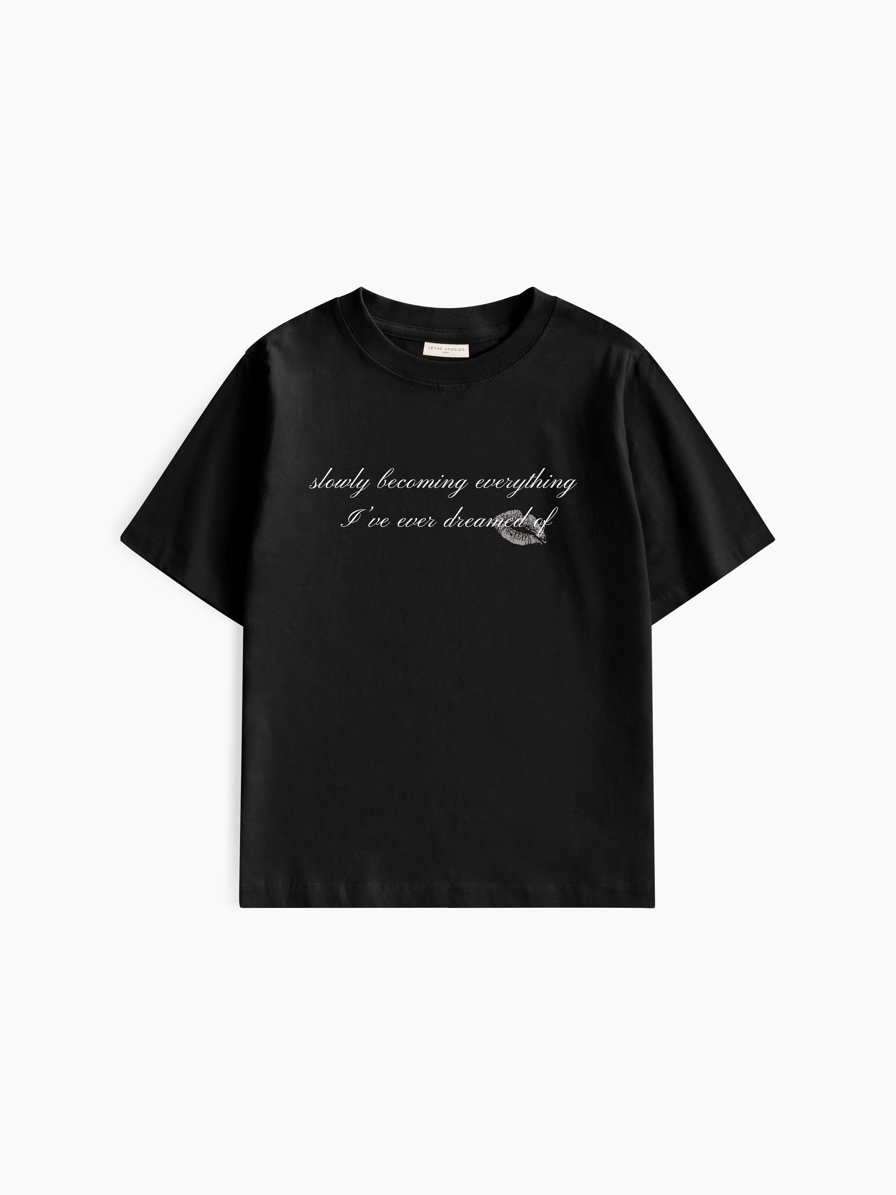 Dreamstate Baby Tee - Siyah - Baby Tee - Lethe Studios