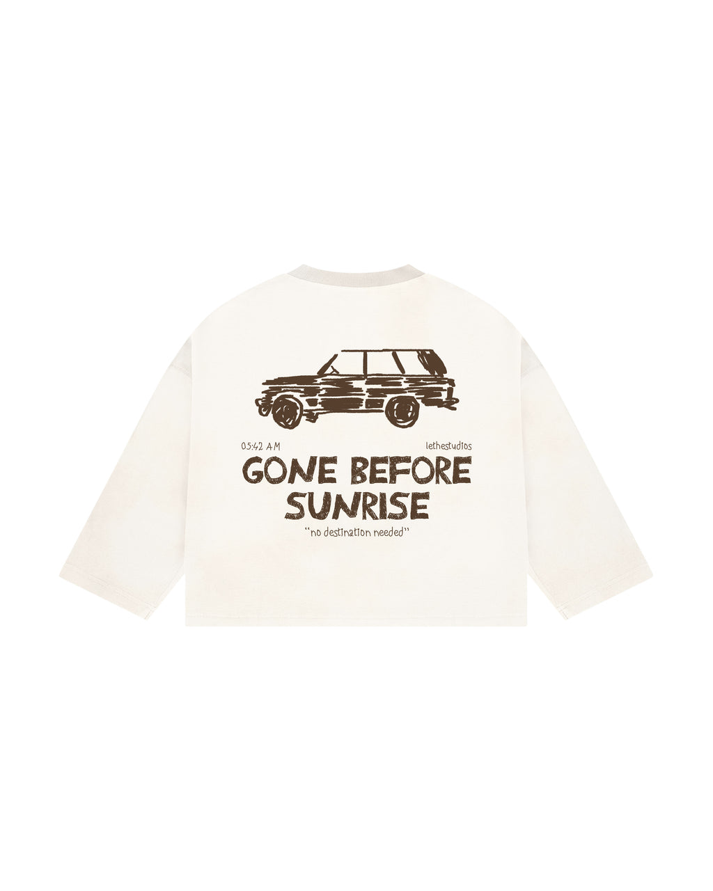 GONE BEFORE SUNRISE UZUN KOLLU T-SHIRT