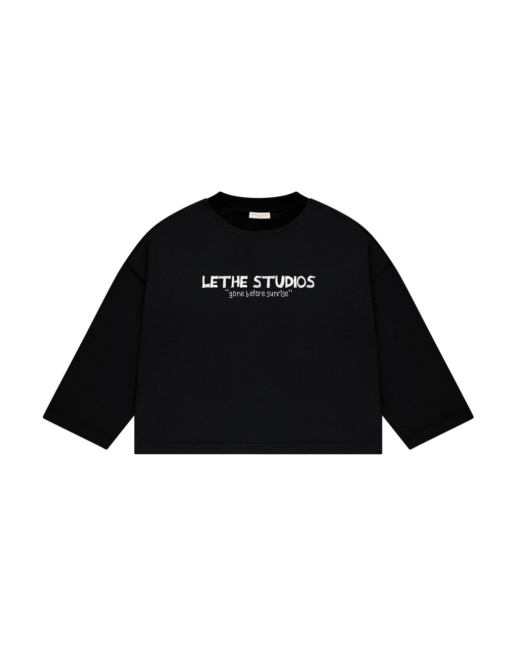 Gone Before Sunrise Uzun Kollu T-Shirt - Siyah - Uzun Kollu T-Shirt - Lethe Studios