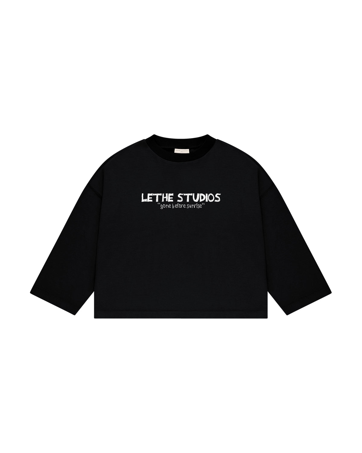 Gone Before Sunrise Uzun Kollu T-Shirt - Siyah - Uzun Kollu T-Shirt - Lethe Studios