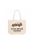 GONE BEFORE SUNRISE TOTE BAG