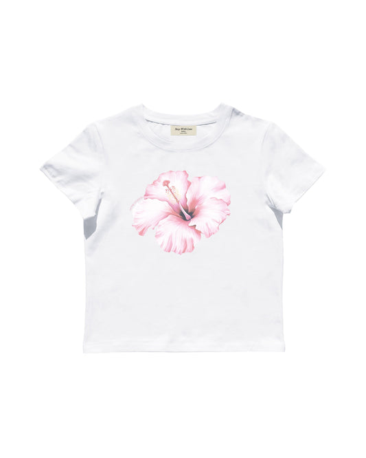 Hibiscus Baby Tee
