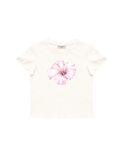 HIBISCUS BABY TEE