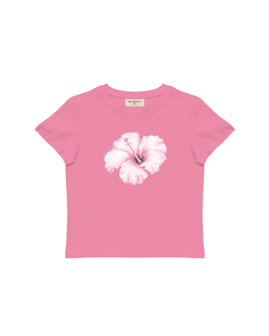 HIBISCUS BABY TEE