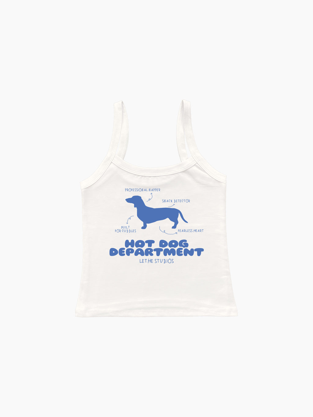 Hot Dog Department Askılı Bluz - Ekru - Askılı Bluz - Lethe Studios