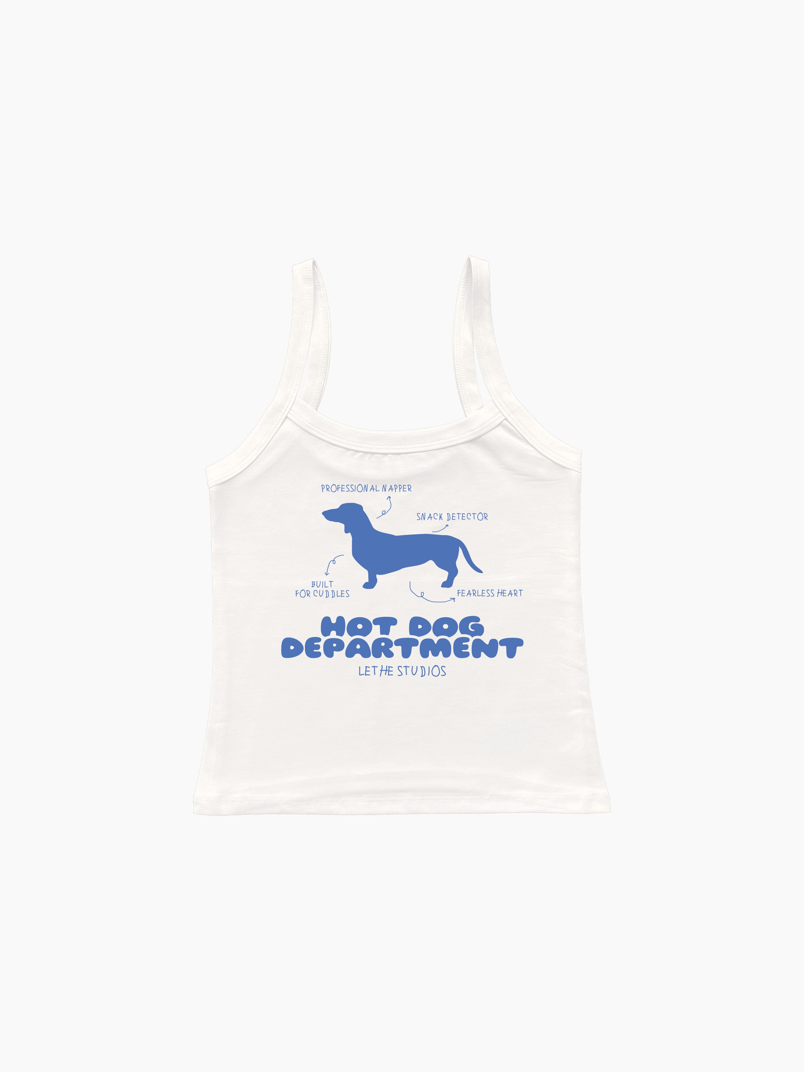 Hot Dog Department Askılı Bluz - Ekru - Askılı Bluz - Lethe Studios