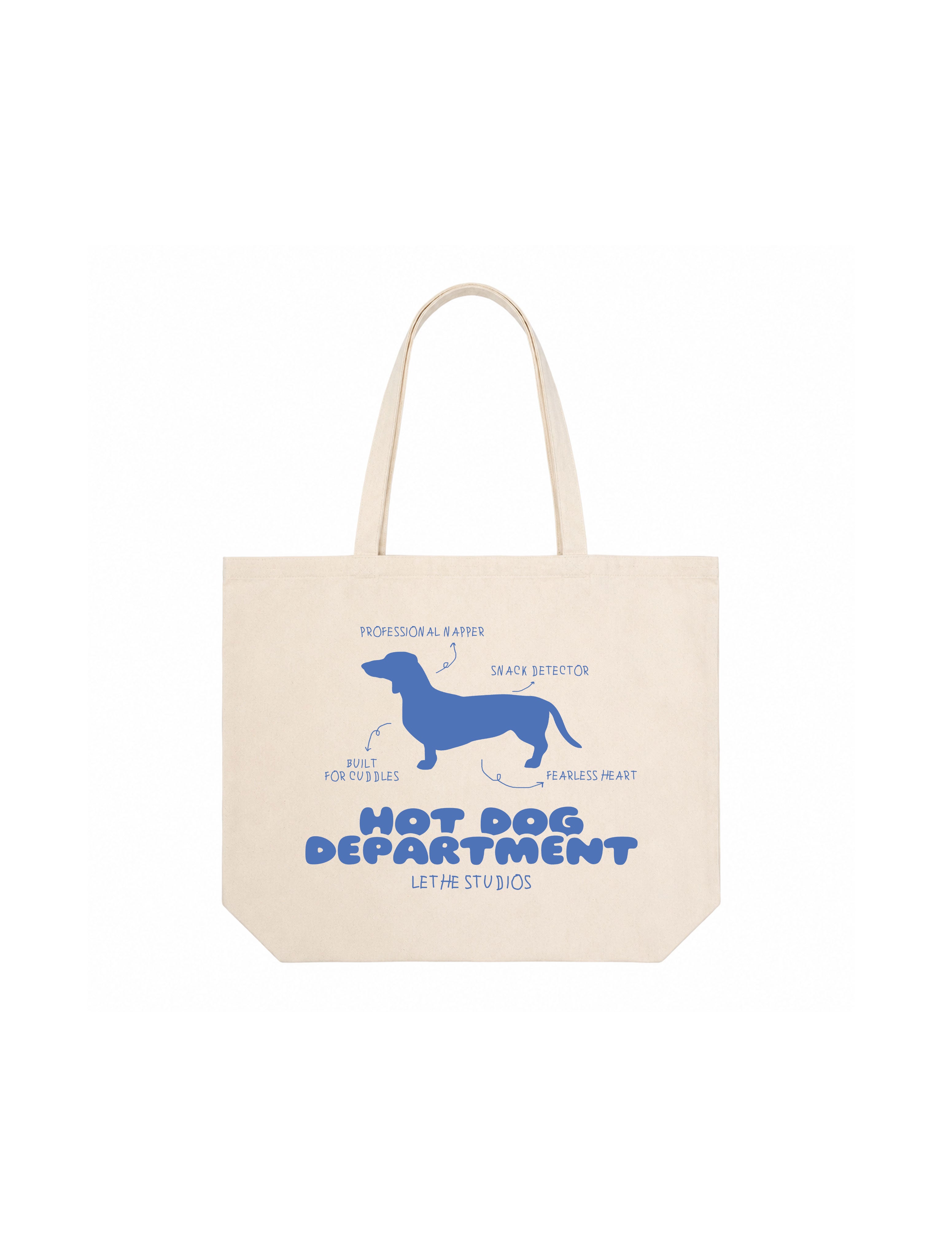 HOT DOG DEPARTMENT TOTE BAG