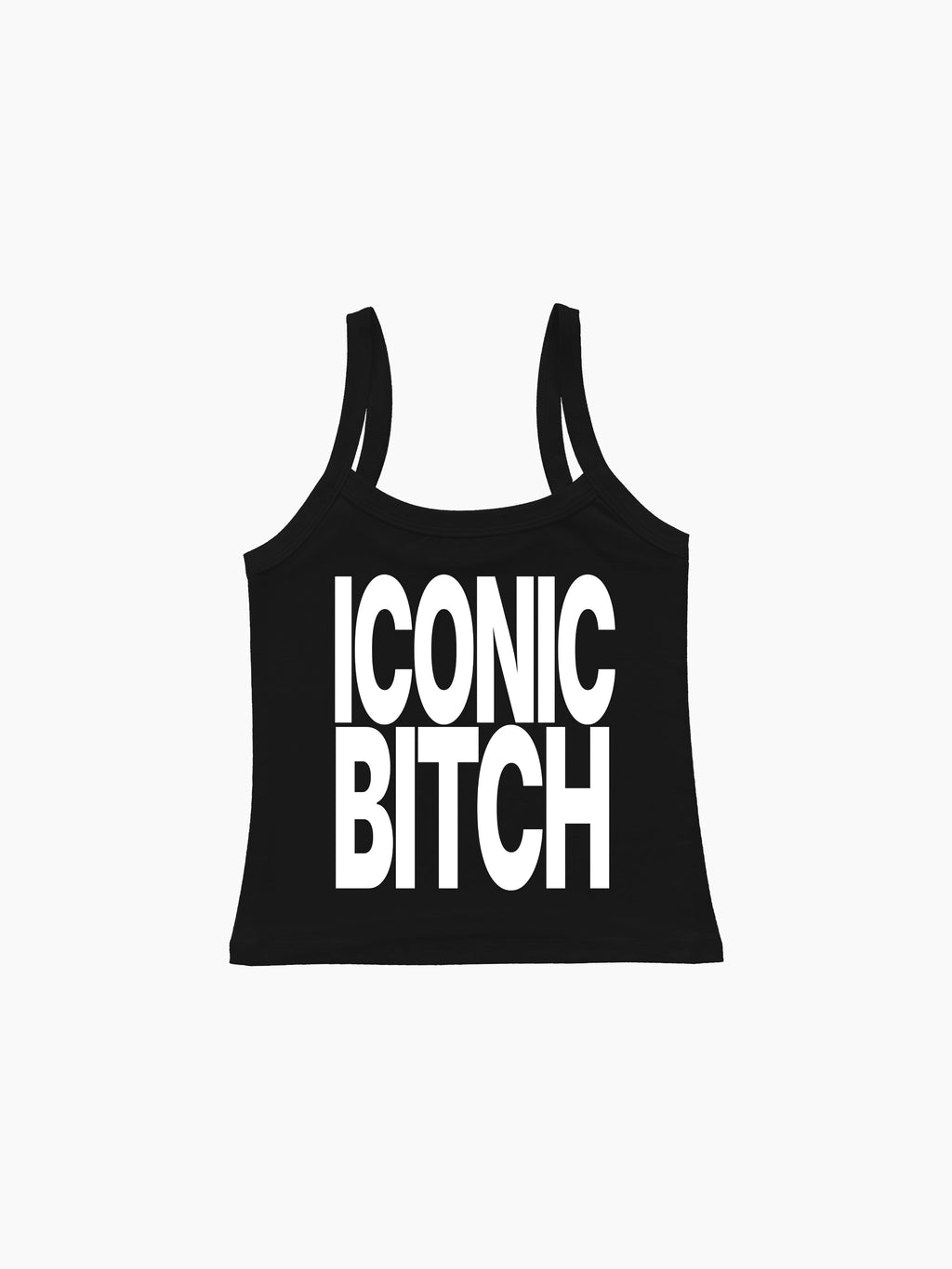 Iconic Bitch Askılı Bluz - Siyah - Askılı Bluz - Lethe Studios