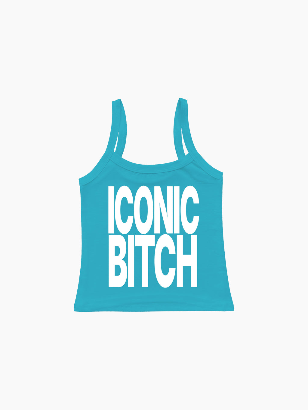 Iconic Bitch Askılı Bluz - Turkuaz - Askılı Bluz - Lethe Studios