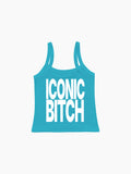 Iconic Bitch Askılı Bluz - Turkuaz - Askılı Bluz - Lethe Studios