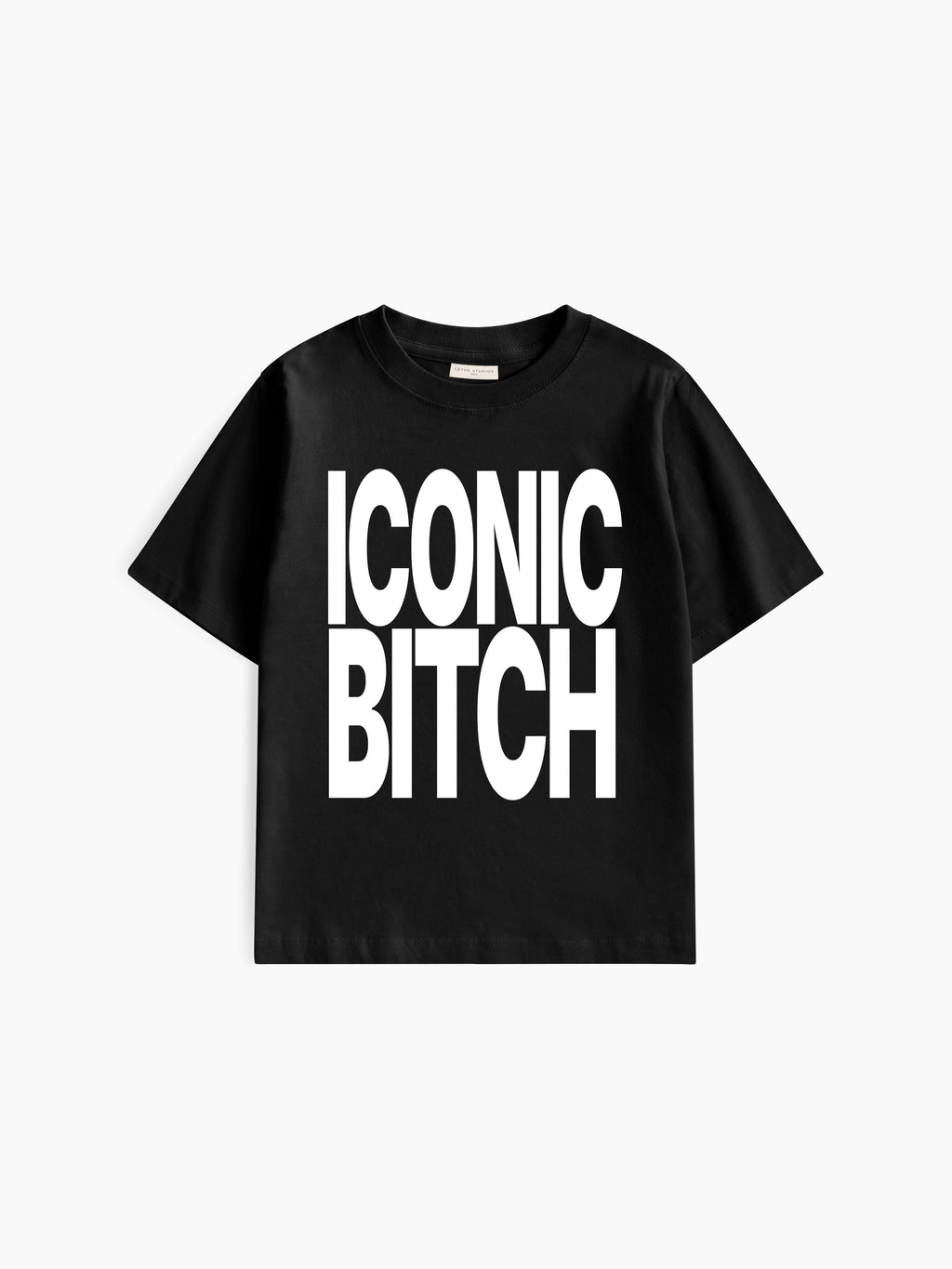 Iconic Bitch Baby Tee - Siyah - Baby Tee - Lethe Studios