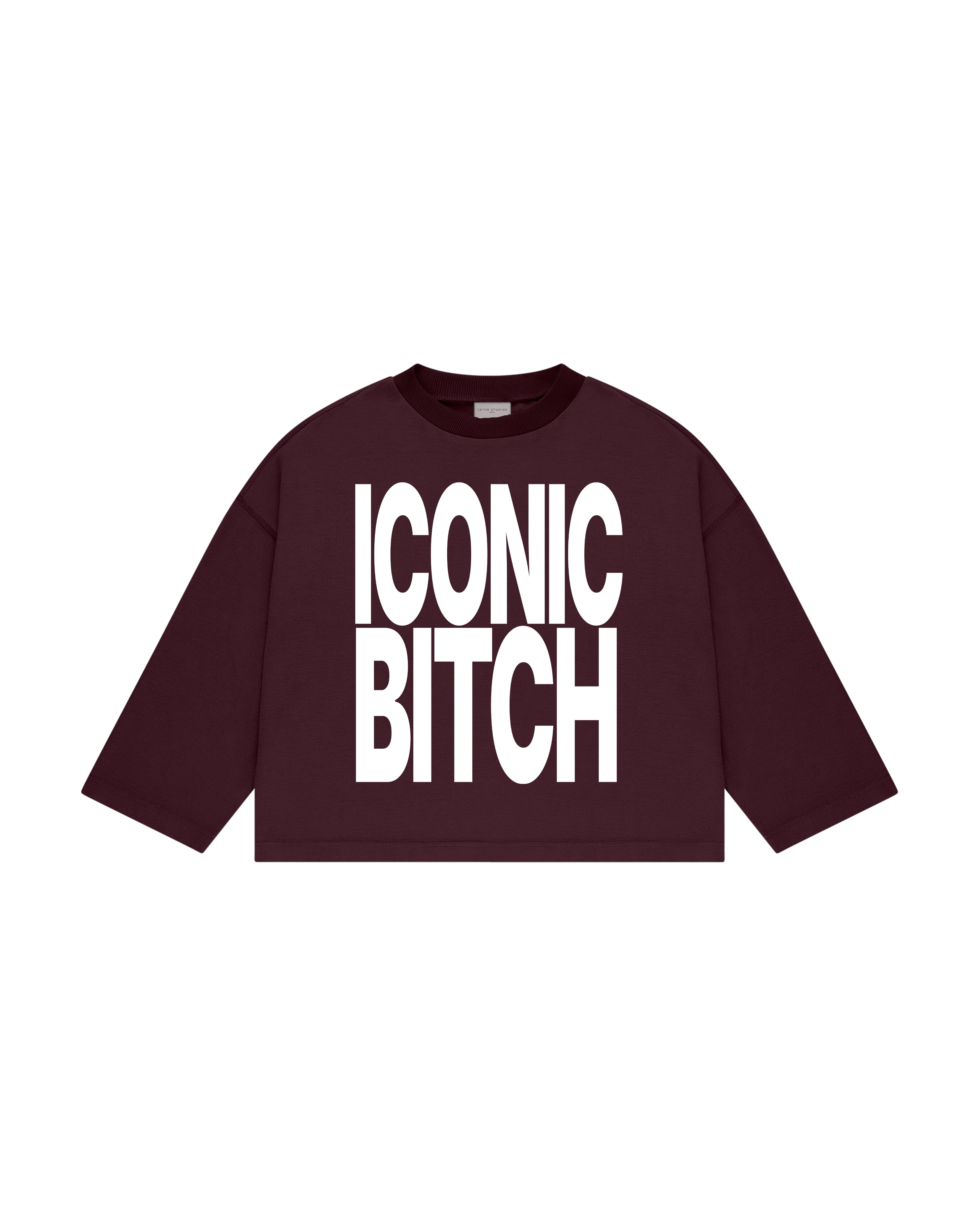 Iconic Bitch Uzun Kollu T-Shirt