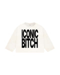 ICONIC BITCH UZUN KOLLU T-SHIRT