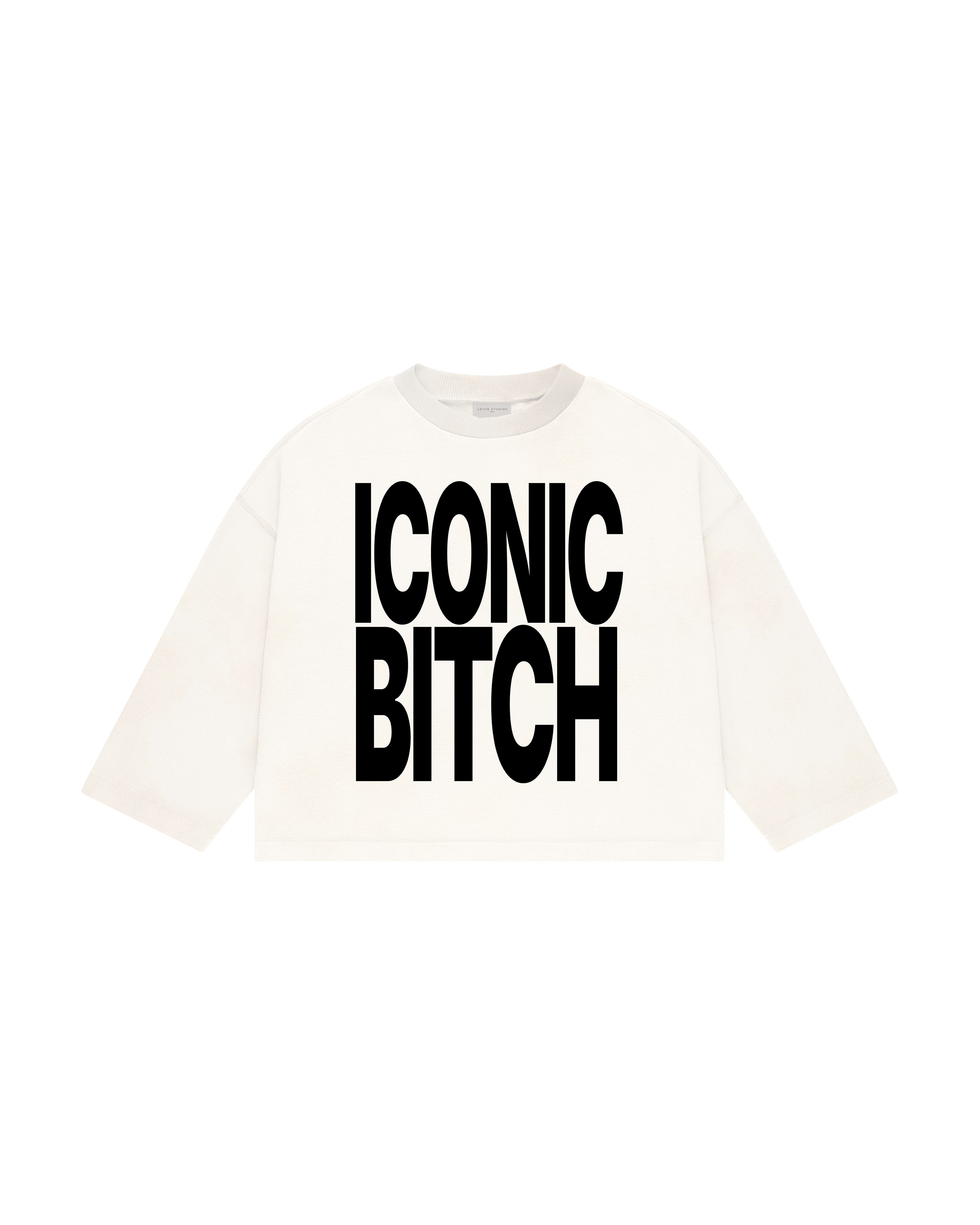 ICONIC BITCH UZUN KOLLU T-SHIRT
