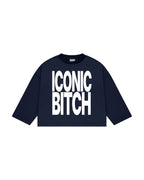 ICONIC BITCH UZUN KOLLU T-SHIRT