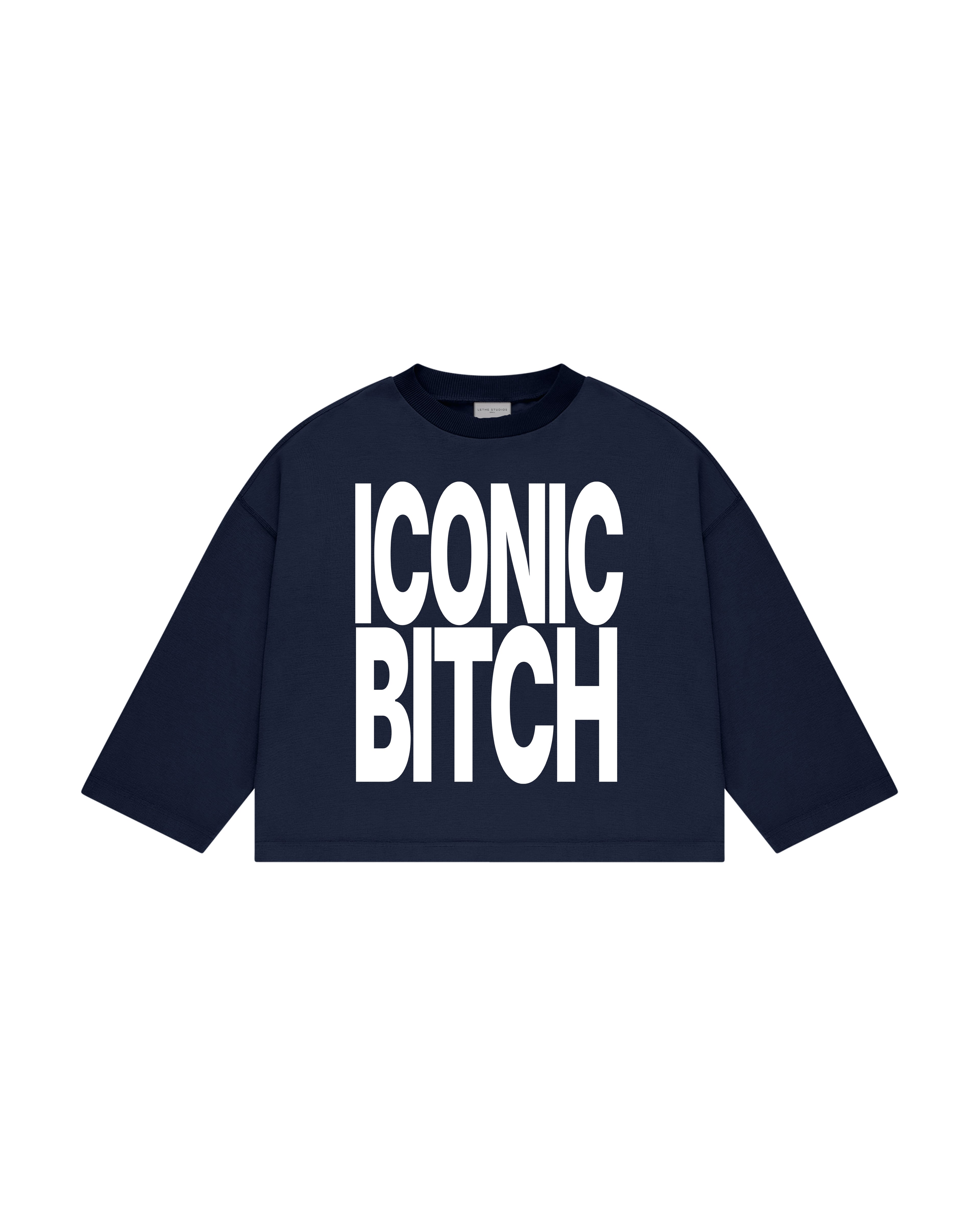 ICONIC BITCH UZUN KOLLU T-SHIRT