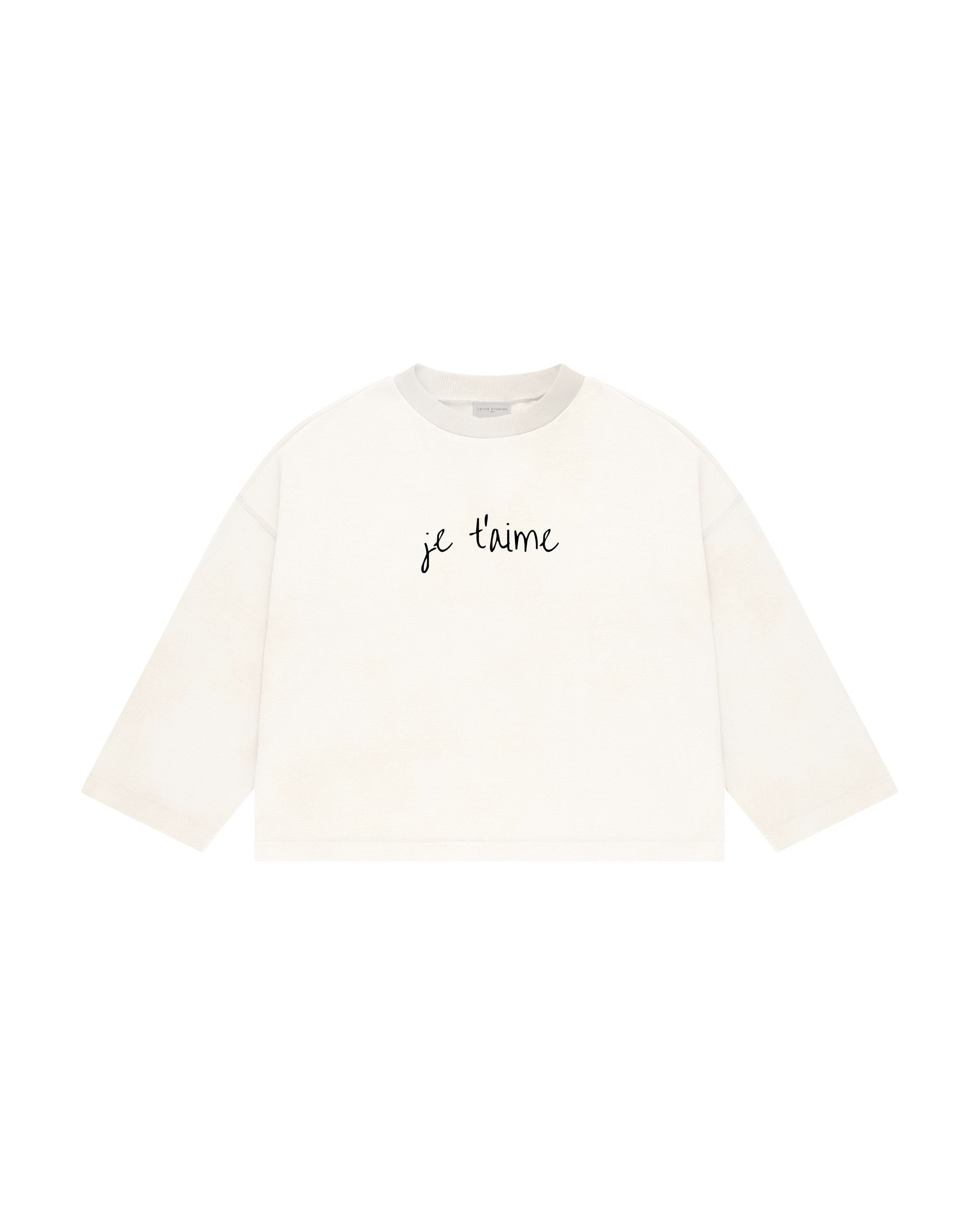 JE T'AIME UZUN KOLLU T-SHIRT