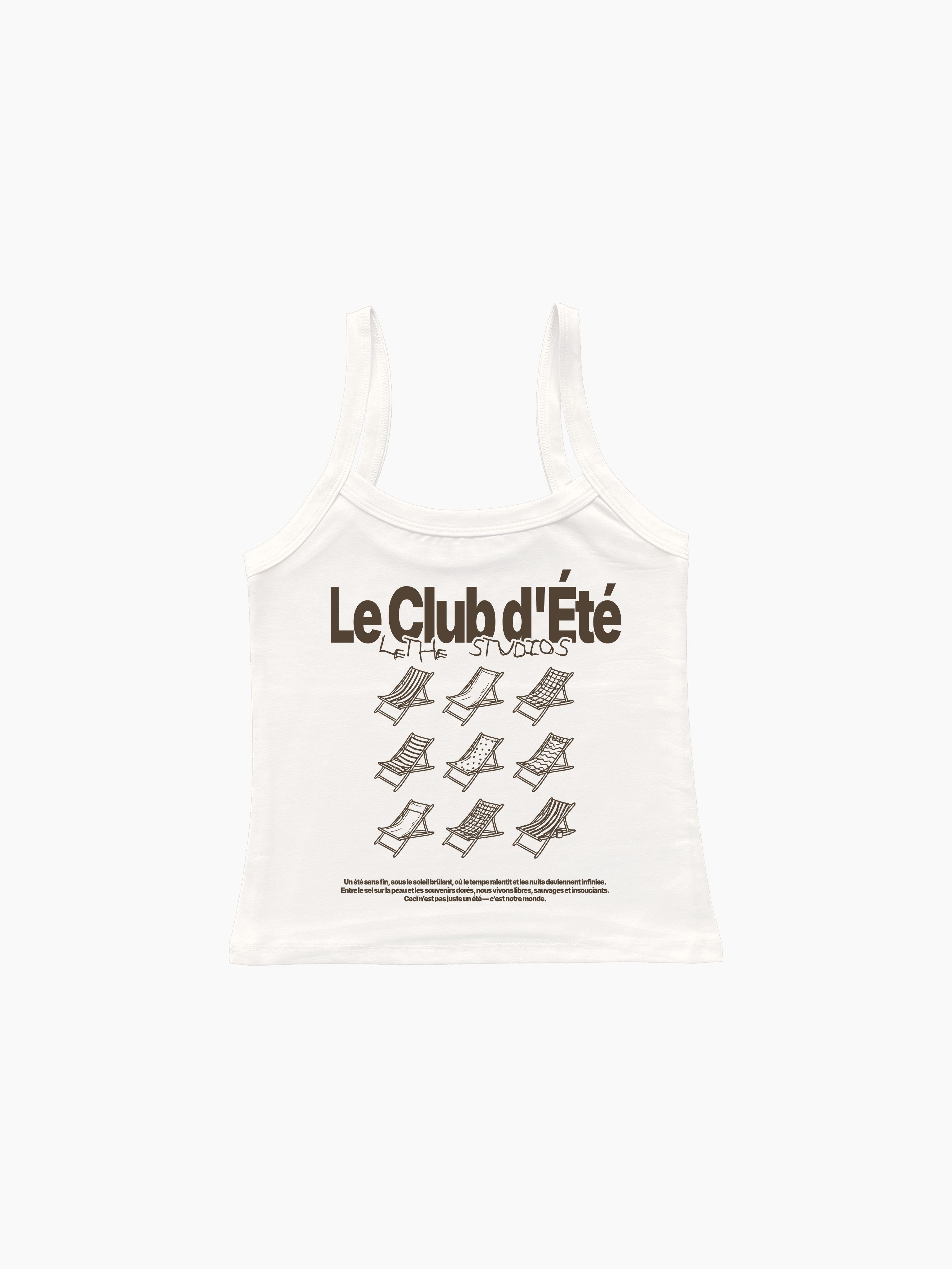 Le Club D'Ete Askılı Bluz - Ekru - Askılı Bluz - Lethe Studios