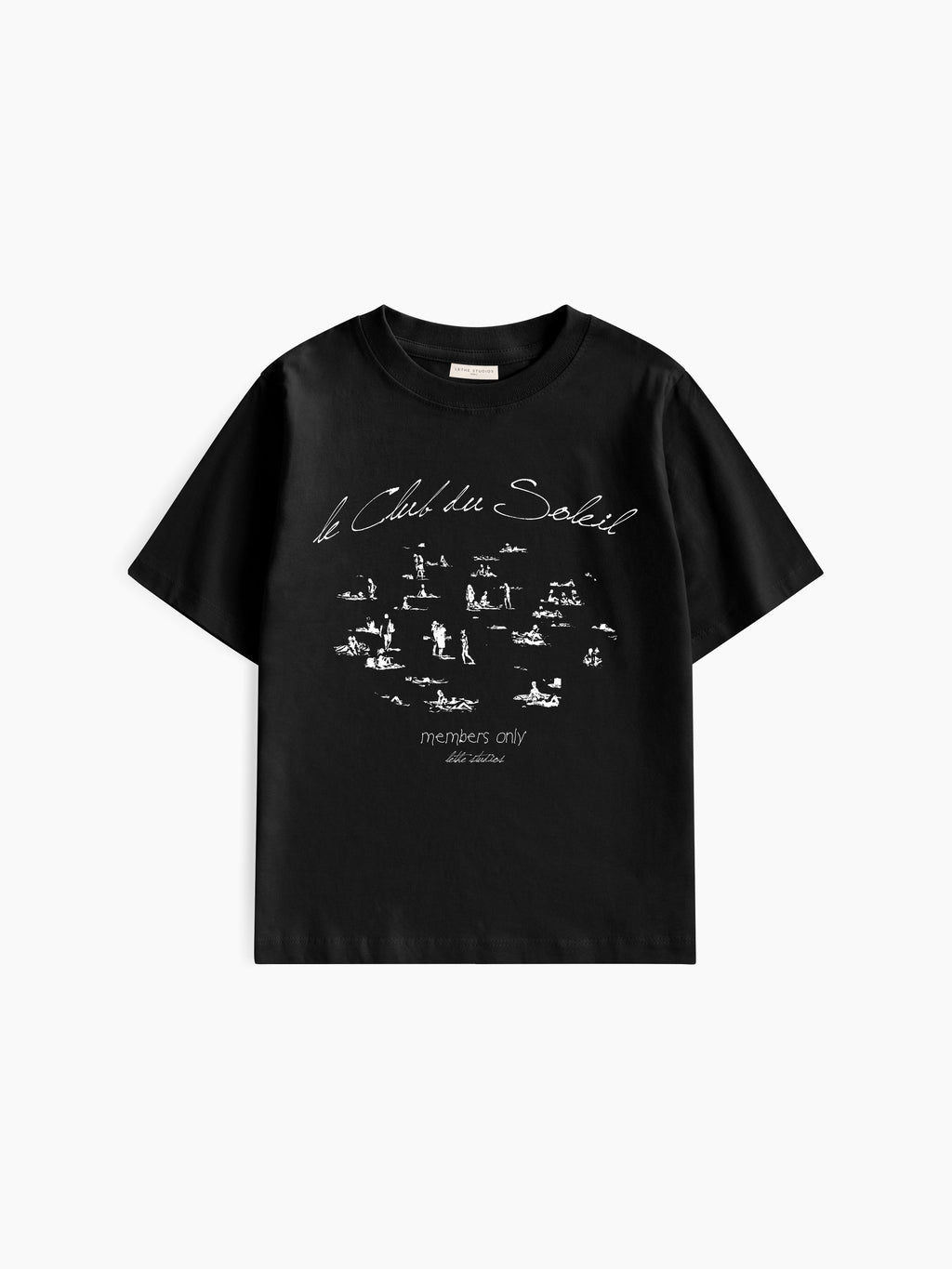 Le Club Du Soleil Baby Tee - Siyah - Baby Tee - Lethe Studios