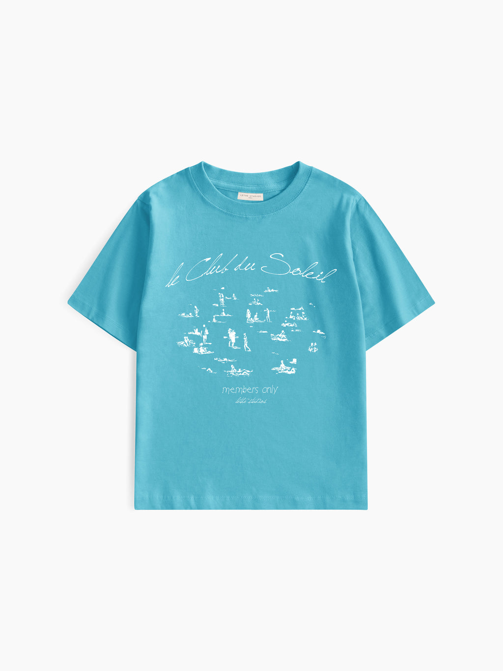 Le Club Du Soleil Baby Tee - Turkuaz - Baby Tee - Lethe Studios