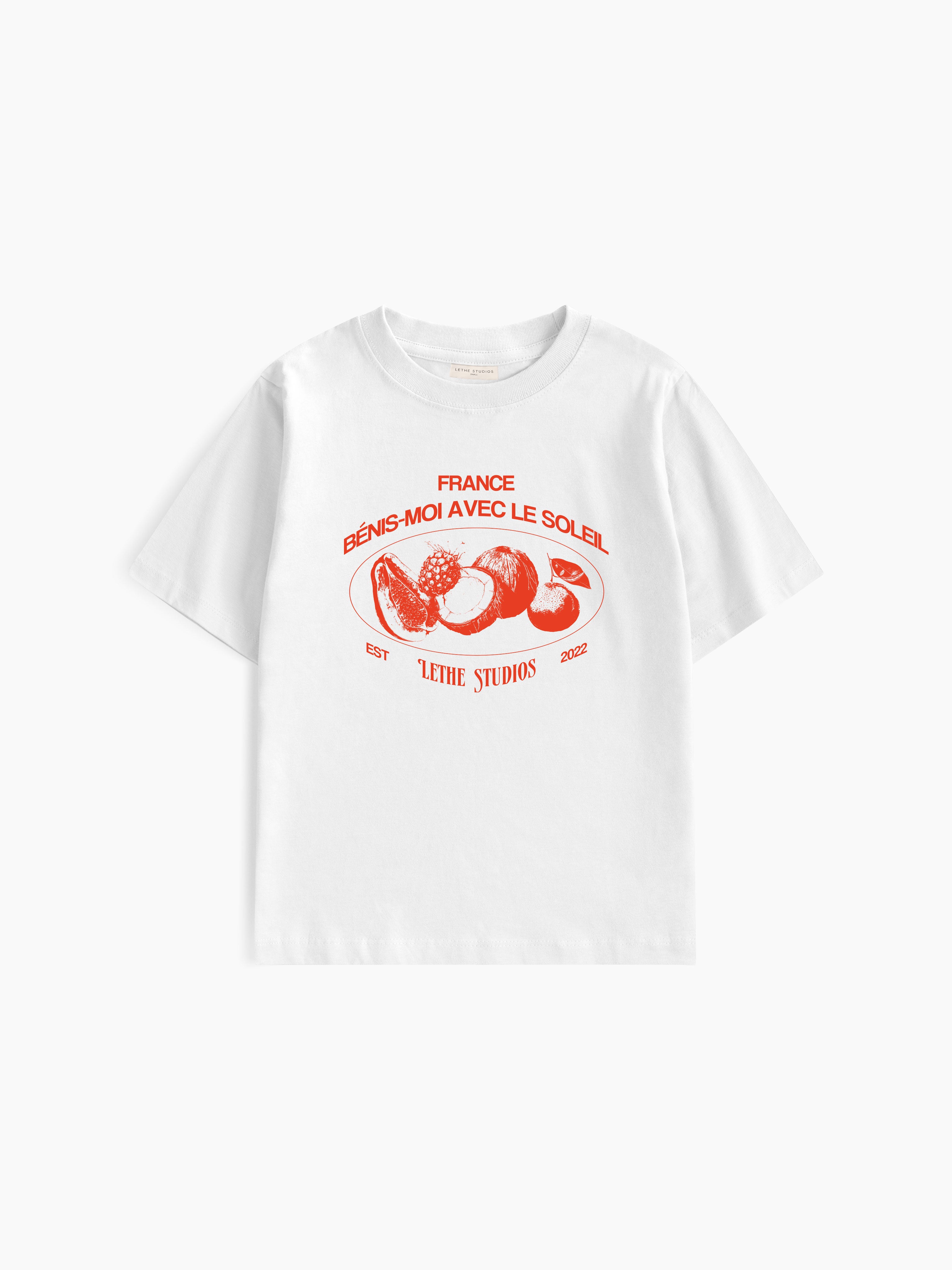 Le Soleil Baby Tee - Ekru - Baby Tee - Lethe Studios