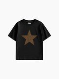 Leopard Baby Tee - Siyah - Baby Tee - Lethe Studios