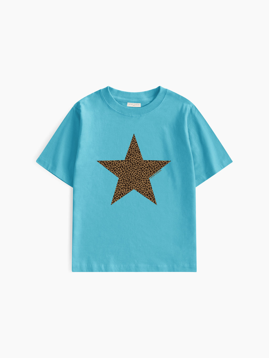 Leopard Baby Tee - Turkuaz - Baby Tee - Lethe Studios