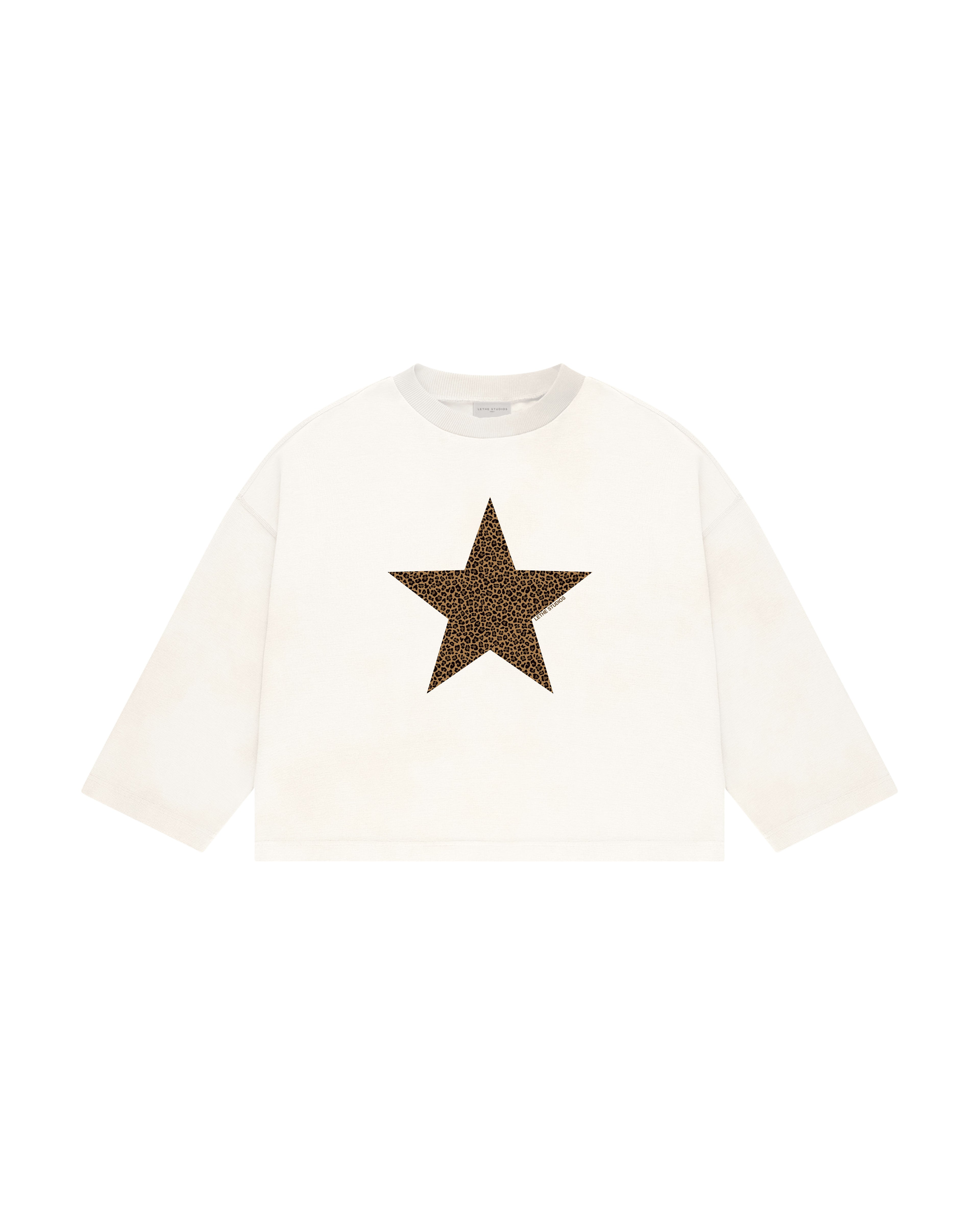 LEOPARD UZUN KOLLU T-SHIRT