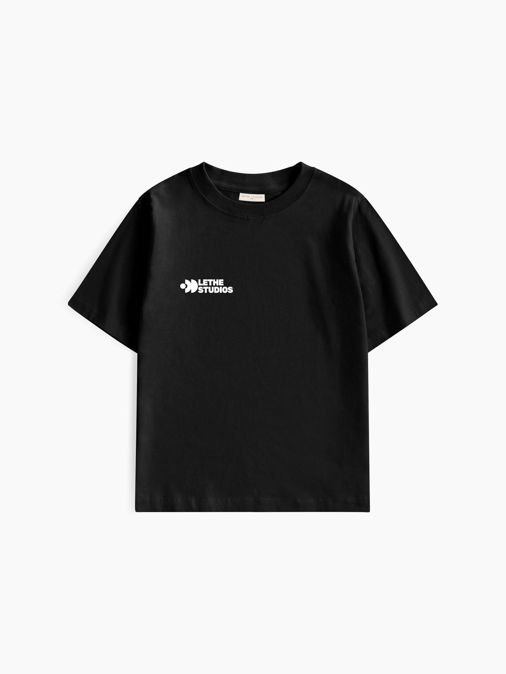 Lethe Logo 01 Baby Tee - Siyah - Baby Tee - Lethe Studios