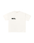 Lethe Logo 01 T-Shirt - Ekru - Boxy Fit - Lethe Studios
