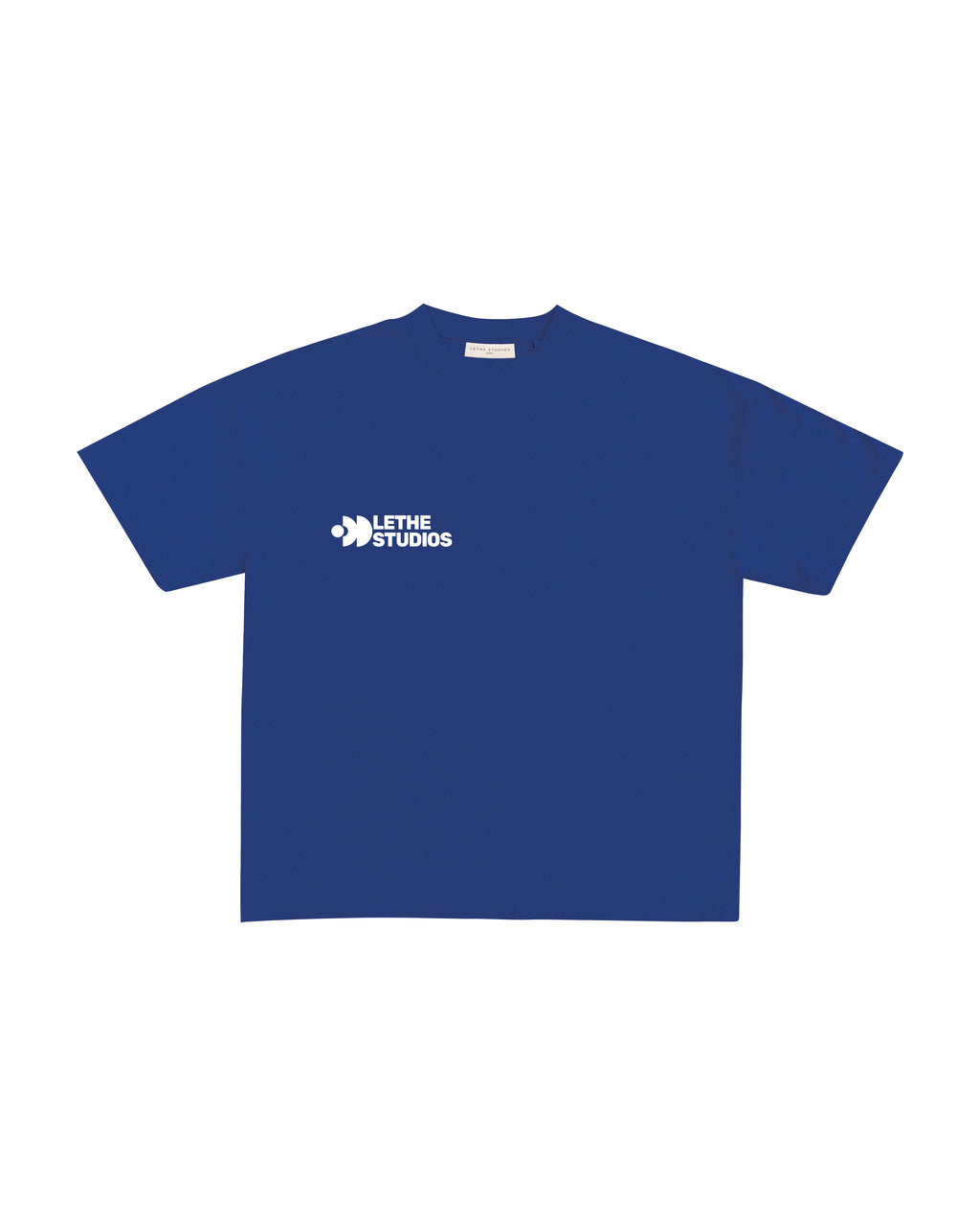 Lethe Logo 01 T-Shirt - Saks Mavisi - Boxy Fit - Lethe Studios